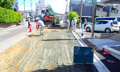 瑞穂区内　施工状況